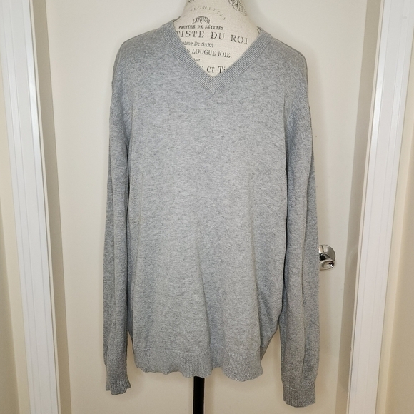 Claiborne Men's Cotton Knit Sweater - Picture 1 of 7